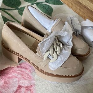 Dolce Vita shalan taupe suede link loafer in 8.5